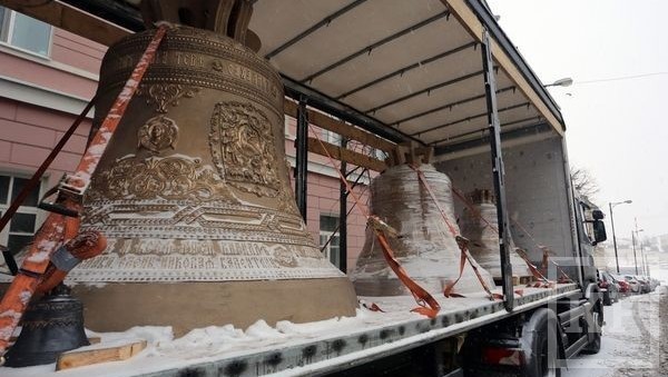 18 февраля в Казань прибыли колокола