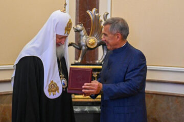 Предстоятель РПЦ прибыл в Казань 21 июля на&nbsp;освящение собора Казанской иконы Божией Матери.