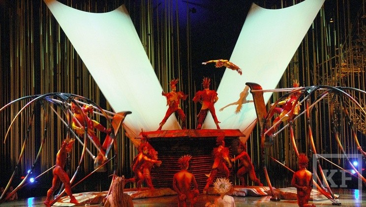 Знаменитый канадский «Цирк дю Солей» (Cirque du Soleil) приедет в Казань 11 мая 2016 года с обновленным шоу Varekai