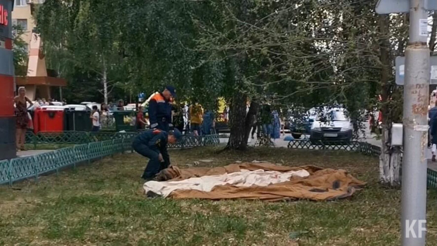 Это заметили прохожие и вызвали спецслужбы