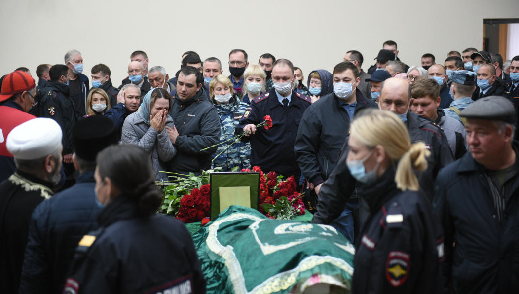 В Челнах простились с погибшим в ДТП 55-летним замначальника полиции