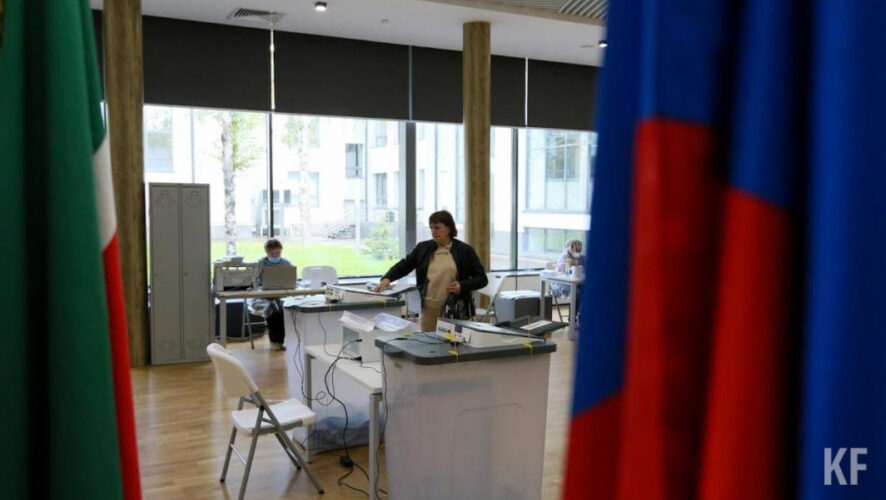 В Казани избирательные участки открыли свои двери в 7:00 утра.