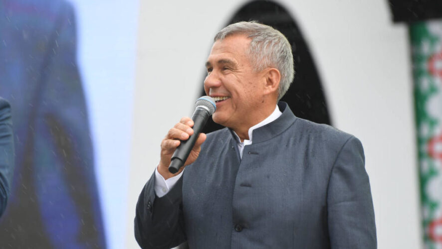 Глава Татарстана находится с рабочим визитом на Кузбассе.