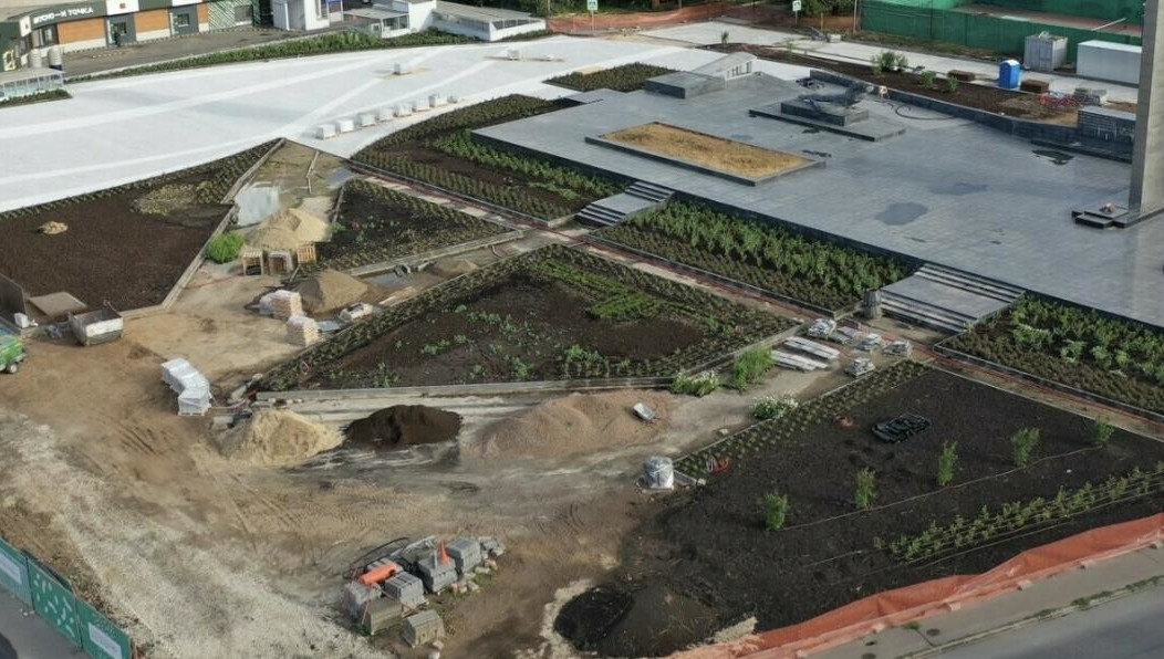 Эскиз затрагивает пустующее пространство площадью в 12 тысяч квадратных метров.