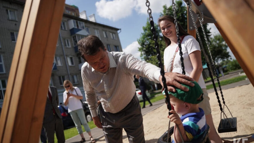 Мероприятие по случаю обустройства пространства прошло на улице Хусаина Мавлютова.