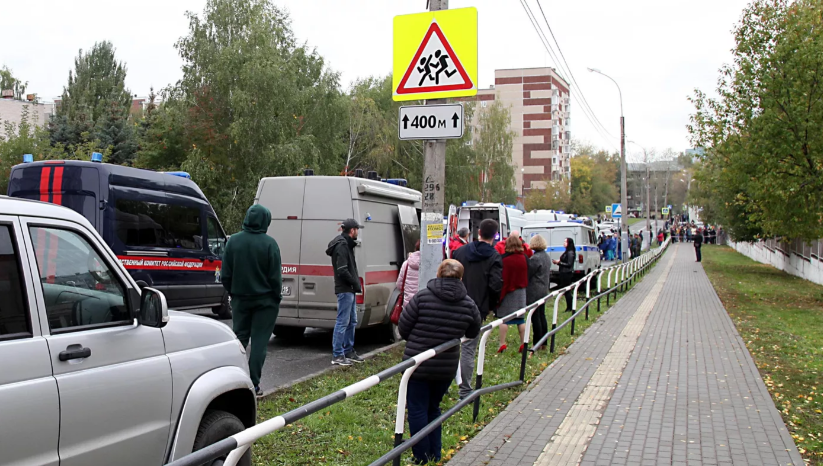 Город скорбит&nbsp;вместе с жителями Удмуртии.
