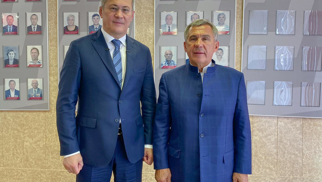 Встреча прошла в рамках рабочей поездки президента Татарстана.