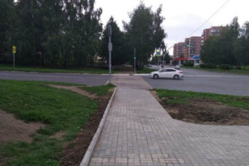 Горожане просили власти привести в порядок участок дороги на улице Гагарина более полутора лет.