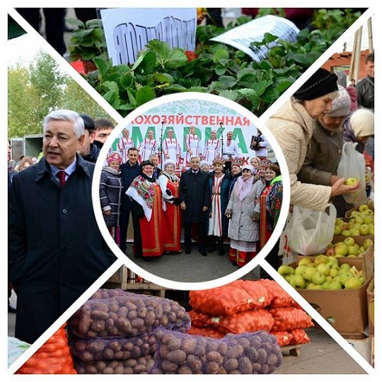 Instagram Хайруллина: Фарид Мухаметшин побывал на сельхозярмарке в Альметьевске