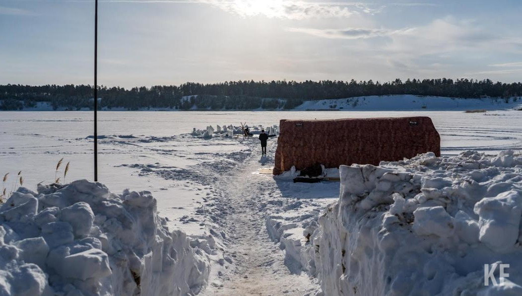Движение транспорта по льду организуют в Верхнеуслонском