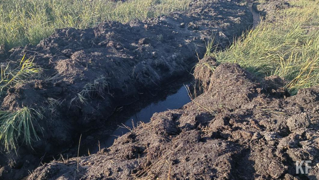 Тление происходит за микрорайоном «Агропоселок».