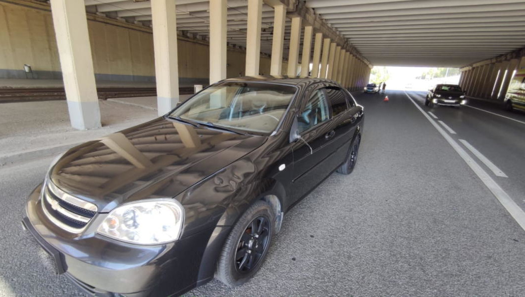 Пешеход пересекал дорогу там