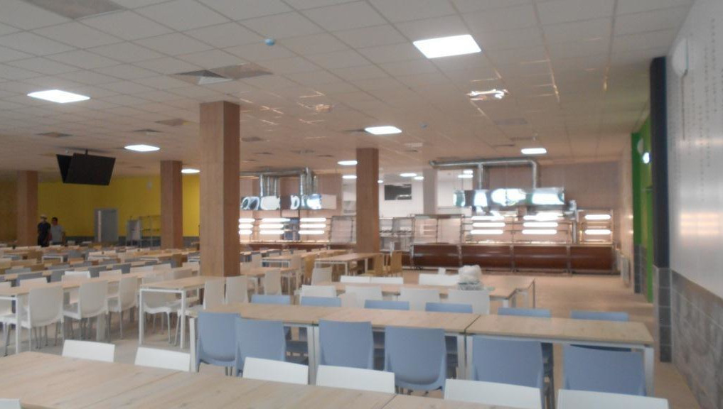 В учреждении построили много спортплощадок