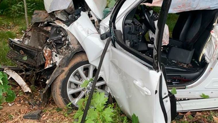 Пассажира и водителя госпитализировали.