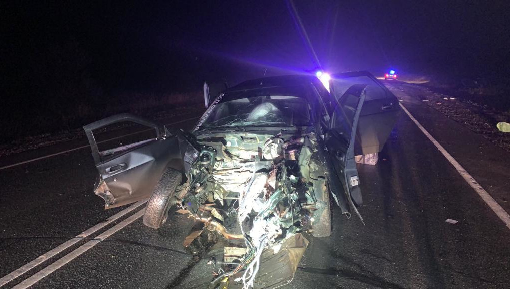 Человек не был пристегнут ремнем безопасности.