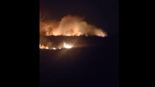 Угрозы распространения огня на расположенное рядом село нет.