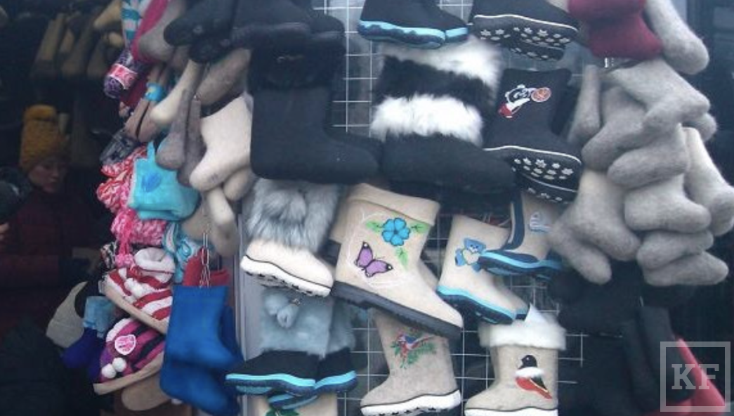 В первую неделю нового года продажи валенок выросли в 1