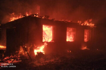 Всего с 1 по 3 января произошло 45 пожаров.