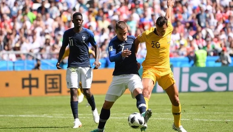 Лучший игрок матча Франция – Австралия ответил на вопросы журналистов.
