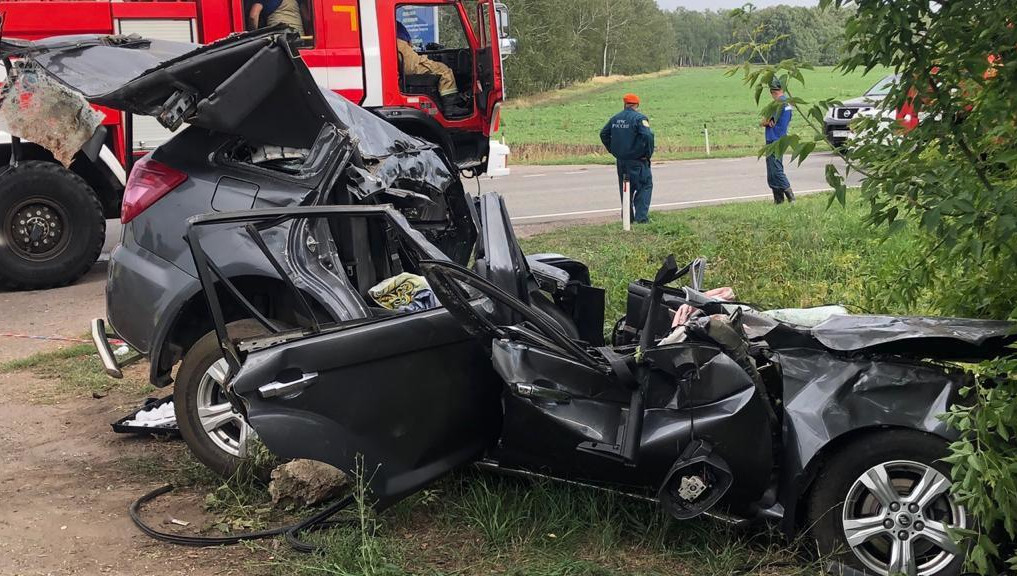 На месте скончались водитель и пассажирка на переднем сиденье.
