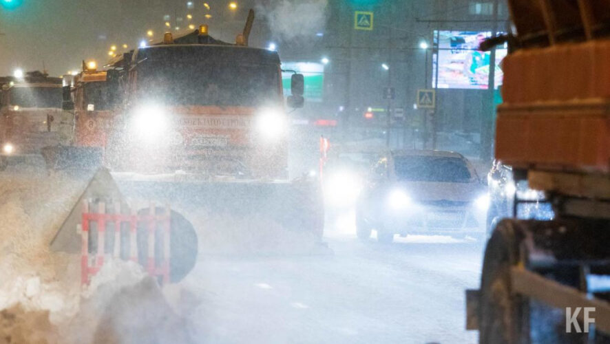 Сильный снегопад ожидается в четверг вечером и в пятницу.