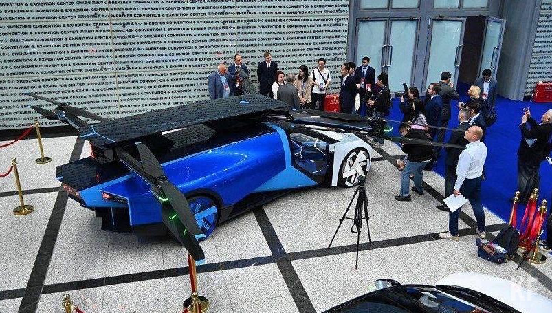 Чудо-авто Рустаму Минниханову показали на выставке в Китае.