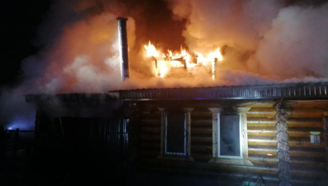 Площадь пожара составила 128 кв.м.