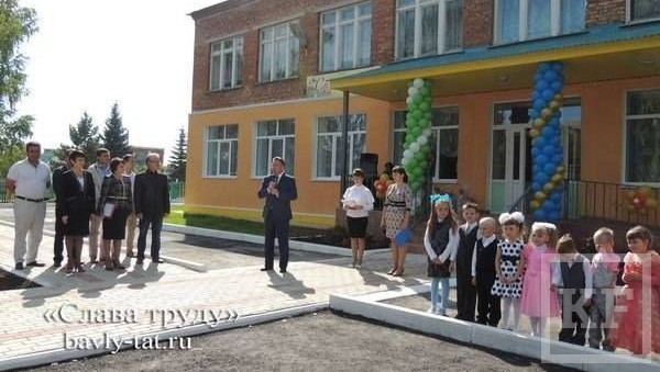 В селе Крым-Сарай Бавлинского района в здании школы открылся детский сад на 40 мест