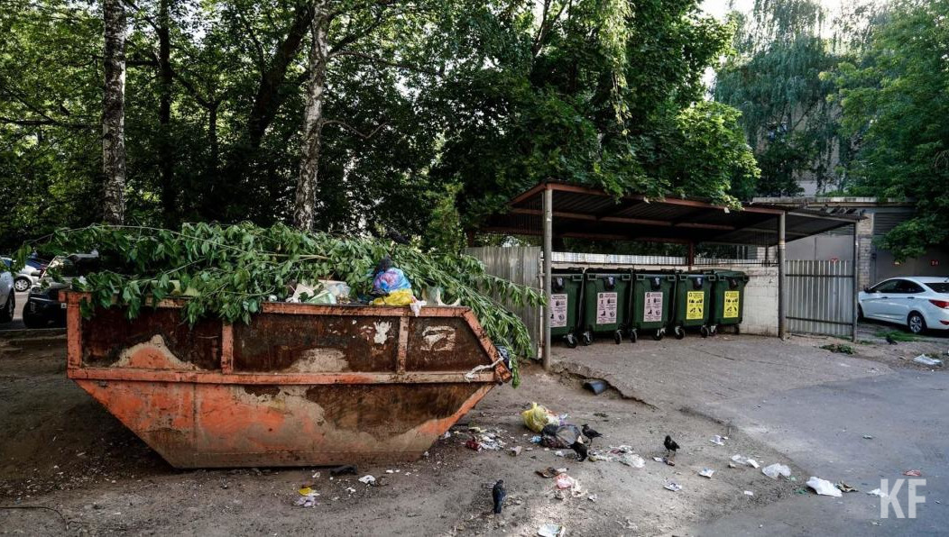 Жители соседнего микрорайона экономят и выбрасывают личные отходы в контейнеры общественных пространств.