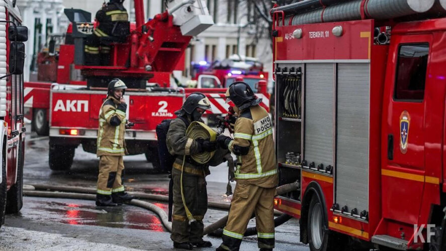 Выделение дыма происходило из сауны.