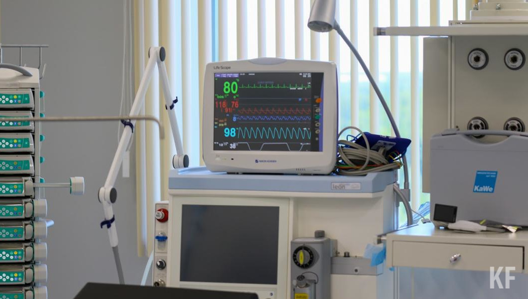 У младенца поднялась высокая температура.