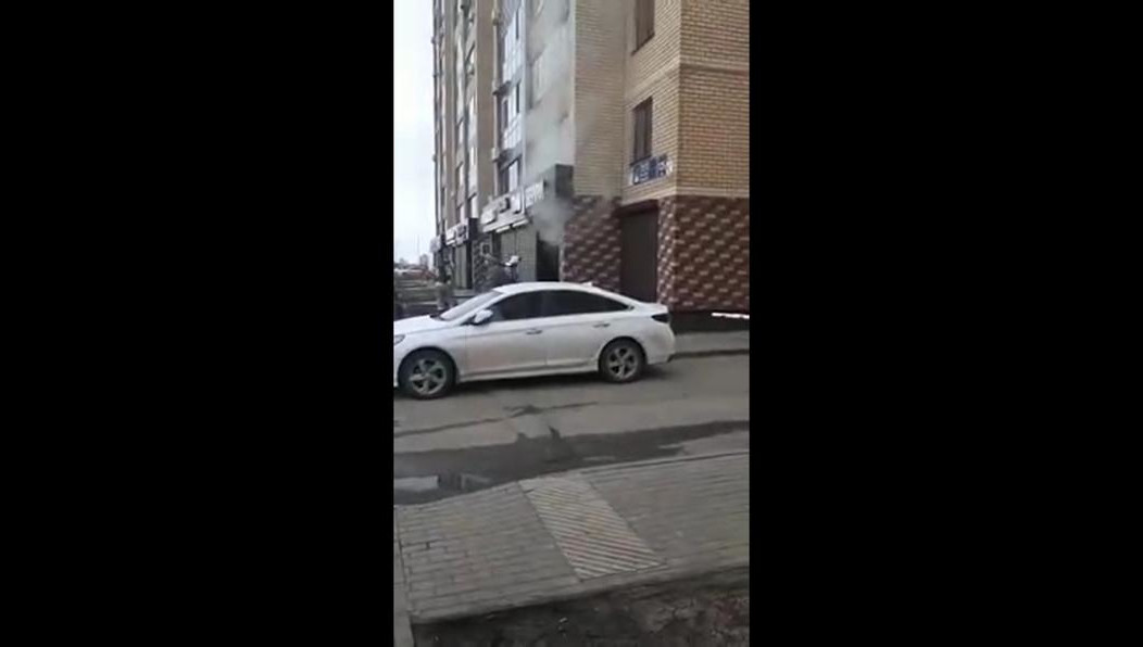 В алкомаркете выгорела мебель.