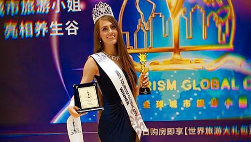 Алина Девятых стала «Мисс туризм» в Китае.