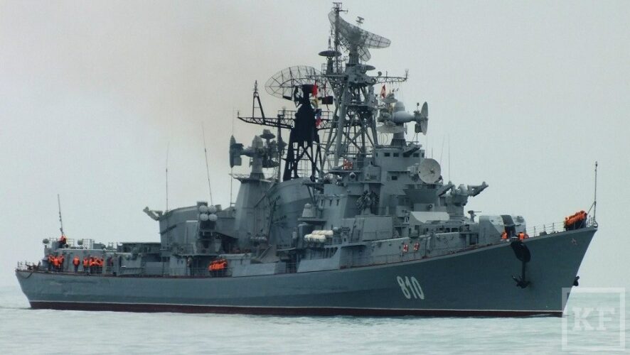 Экипаж российского сторожевого корабля «Сметливый»