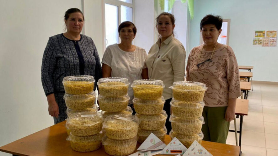 Жительницы села Татарская Дымская приготовили 20 контейнеров национального блюда.
