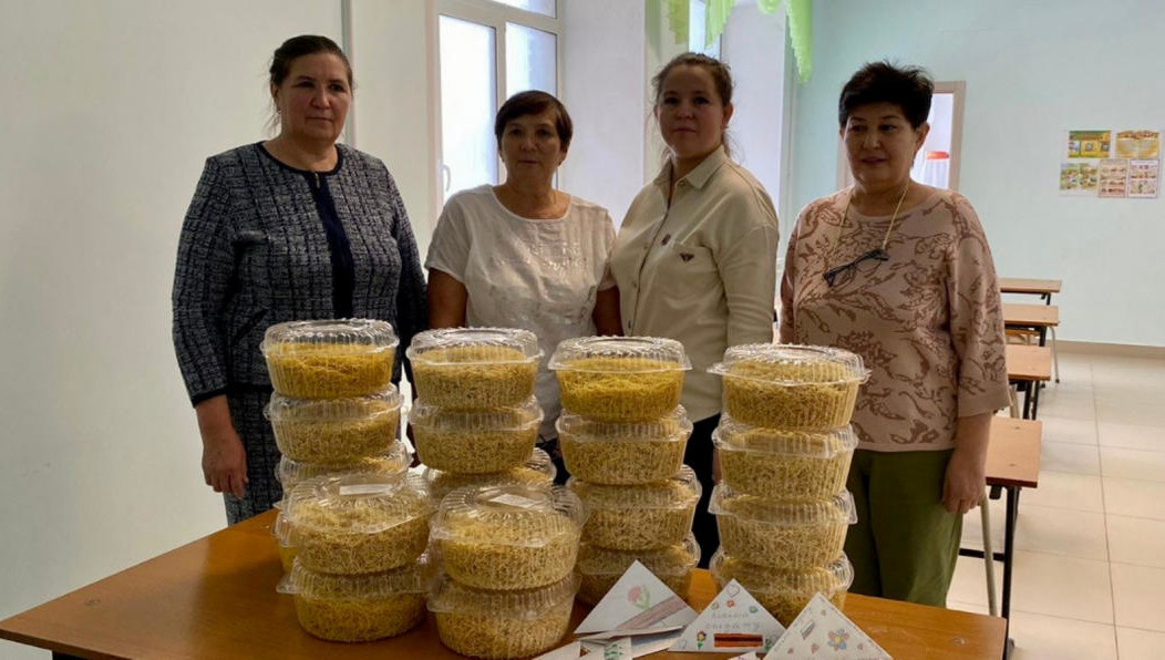 Жительницы села Татарская Дымская приготовили 20 контейнеров национального блюда.