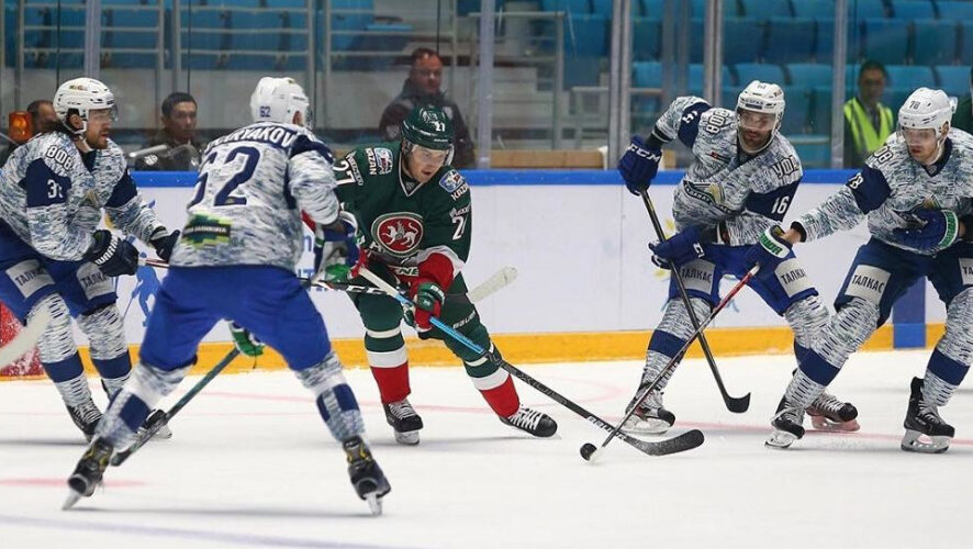 «Ак Барс» и «Салават Юлаев» выдали скучный матч в Казахстане.