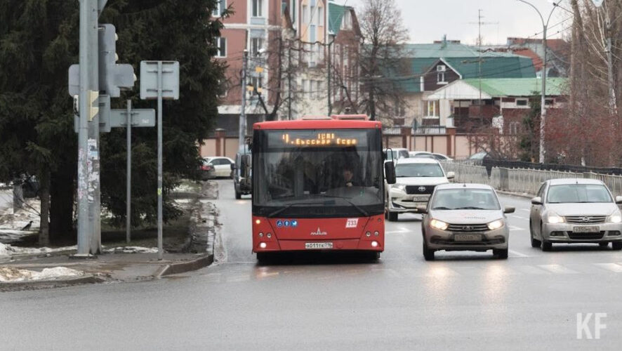 Жители столицы Татарстана стали меньше ездить по улицам.