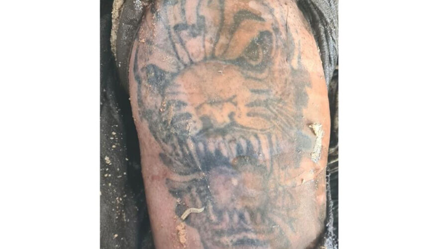 Тело нашли спустя две-три недели после смерти. В кадр попал опарыш.