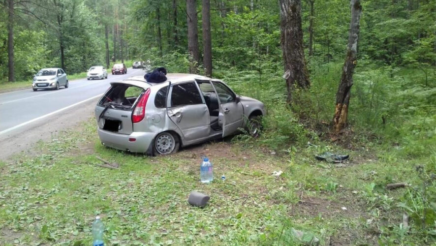 Авария произошла по дороге в стороне Ильинки.