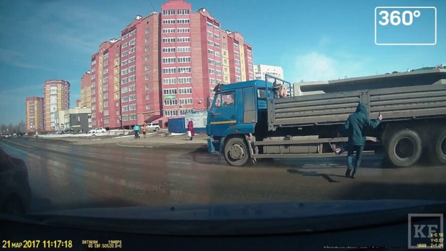 С грузовиком столкнулся житель Зеленодольска