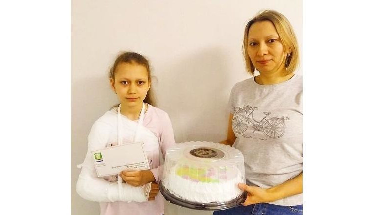 У 11-летней Софии диагностировали перелом плечевой кости.