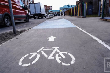 За три года в городе построили 95 километров дорожек для велосипедистов.