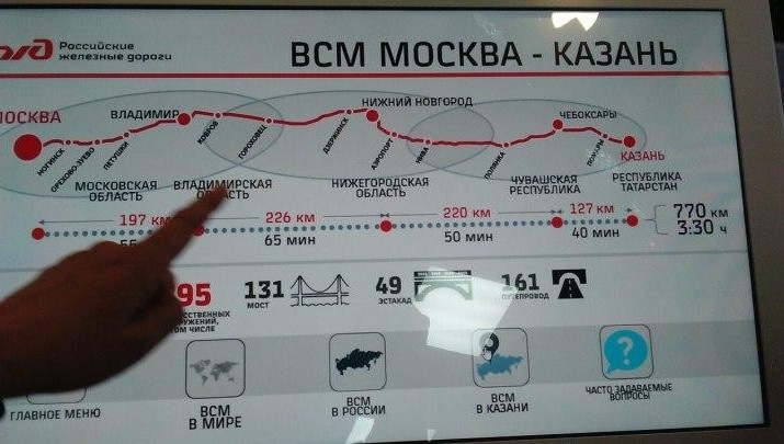 Информацию об отмене строительства ВСМ «Москва-Казань» опровергла компания «Скоростные магистрали»