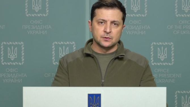 Видеообращение украинского лидера появилось в Telegram.