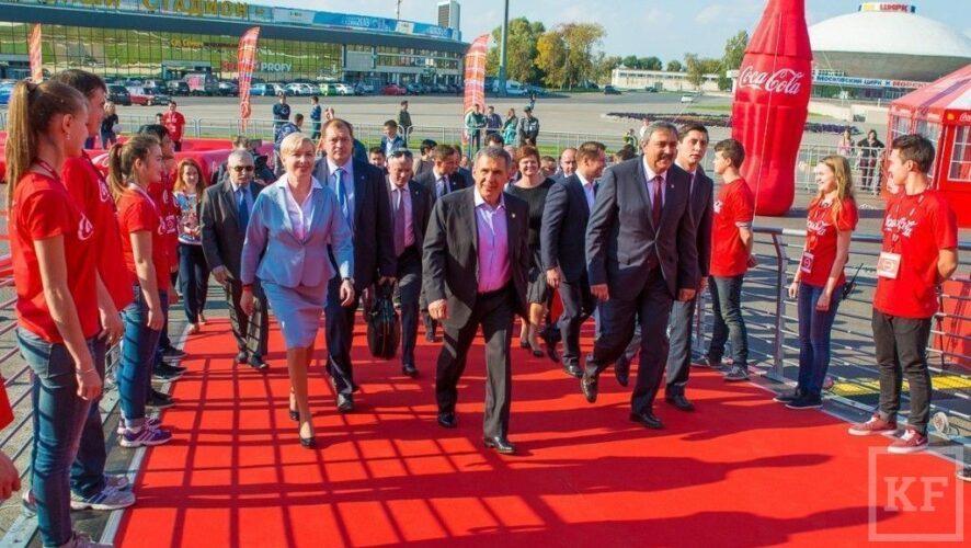 Президент РТ Рустам Минниханов посетил сегодня Coca-Cola парк «В движении!»
