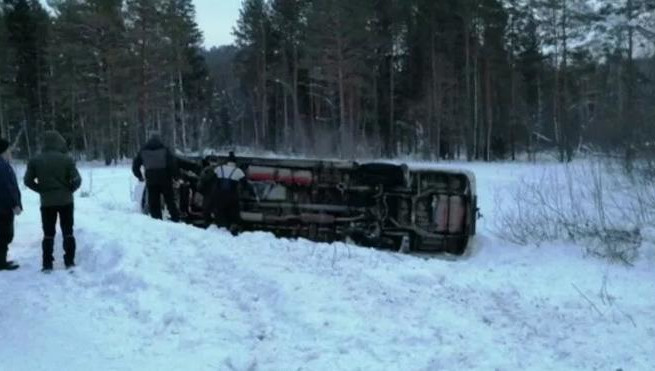 Водитель не справился с управлением.