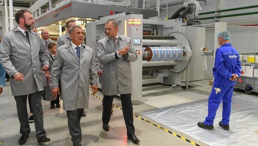 Завод по выпуску упаковки открыли в Татарстане.
