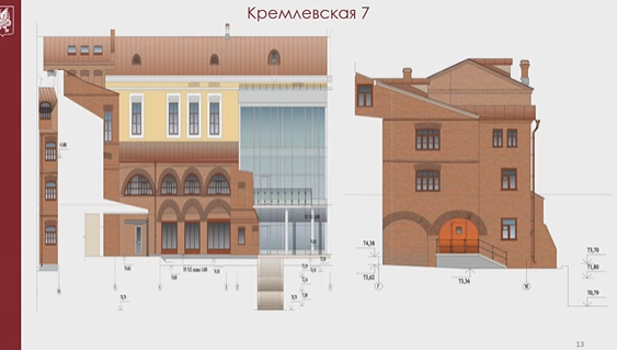 По плану в здании будут размещены департамент IT и кадровое управление.