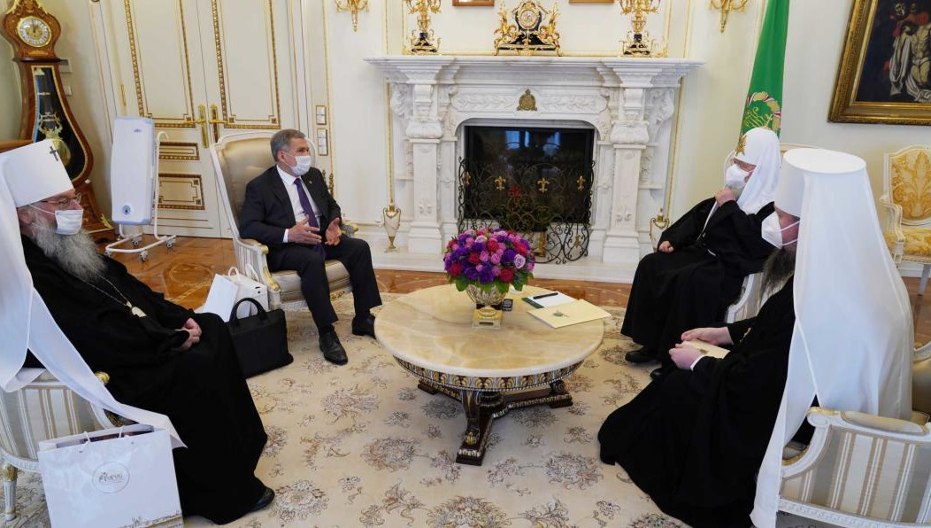 Это произошло на встрече президента с предстоятелем Русской Православной Церкви.